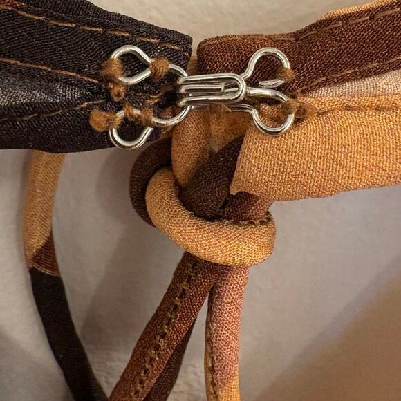 A.L.C. Amira Cutout Ruched Color-block Stretch-silk Dress - Picture 12 of 12